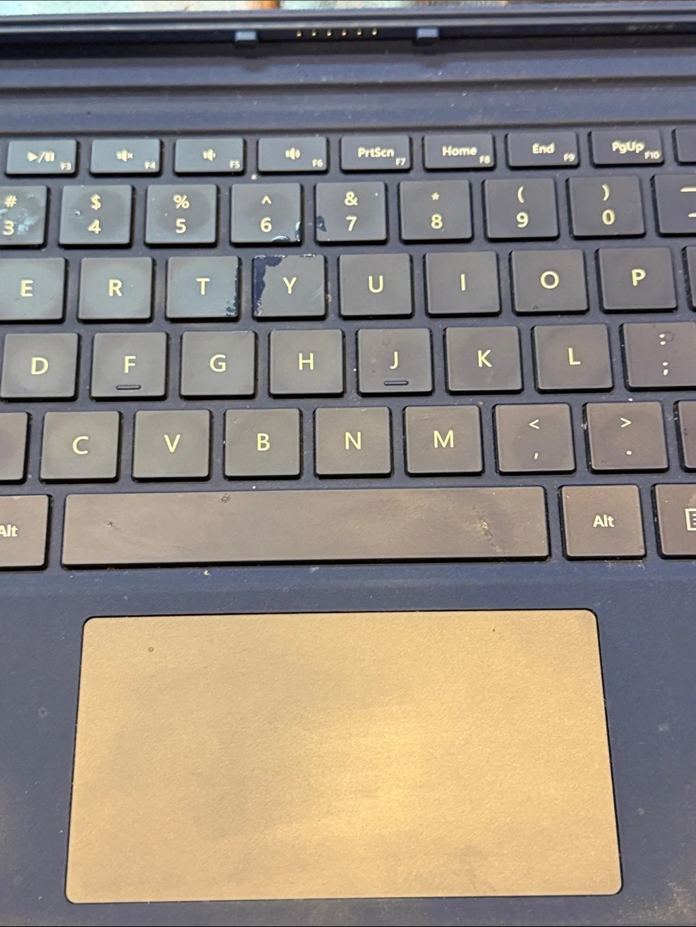 Microsoft Surface Detachable Blue Laptop Keyboard Cover